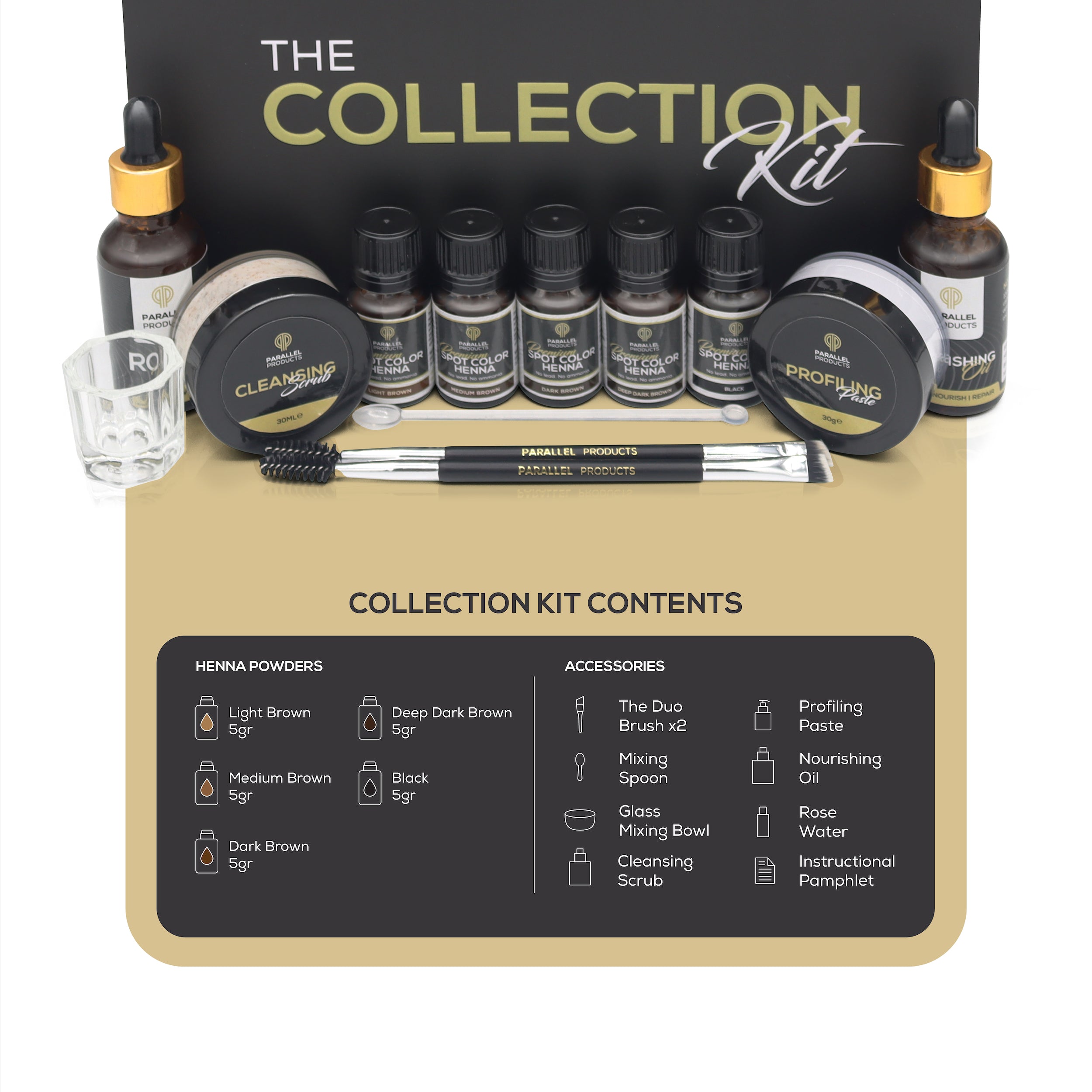 The Collection Kit - Complete Spot Color Henna & Accessories Kit