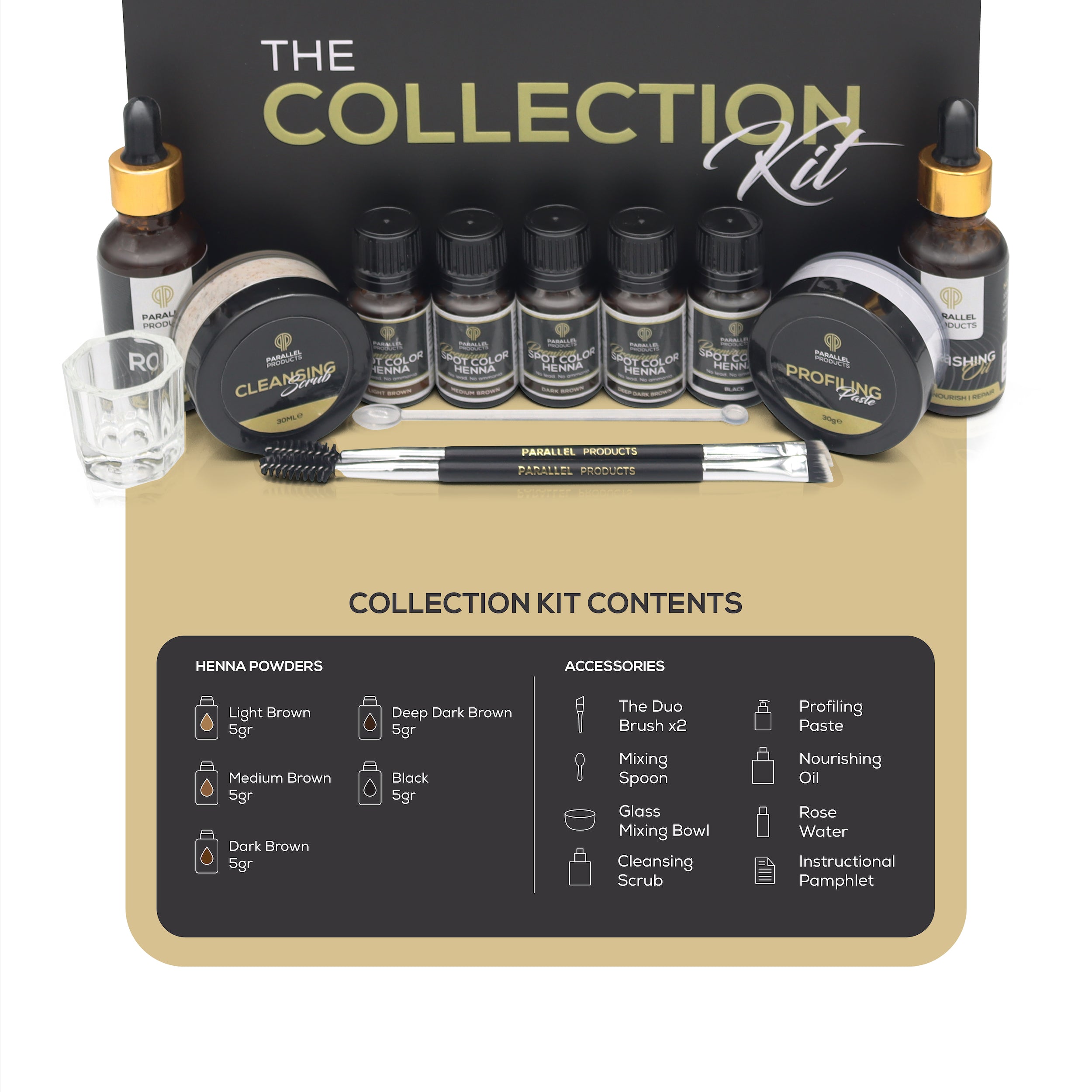 The Collection Kit - Complete Spot Color Henna & Accessories Kit