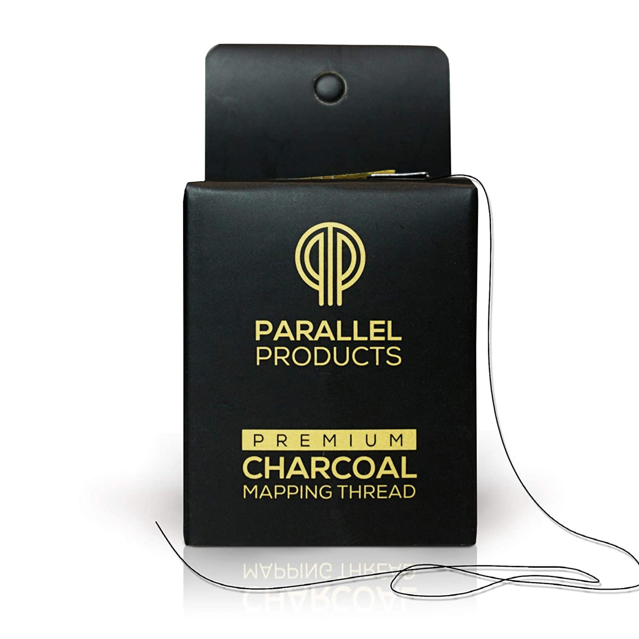 Parallel Products Premium Bamboo Charcoal Pre-inked Mapping String For Microblading Single